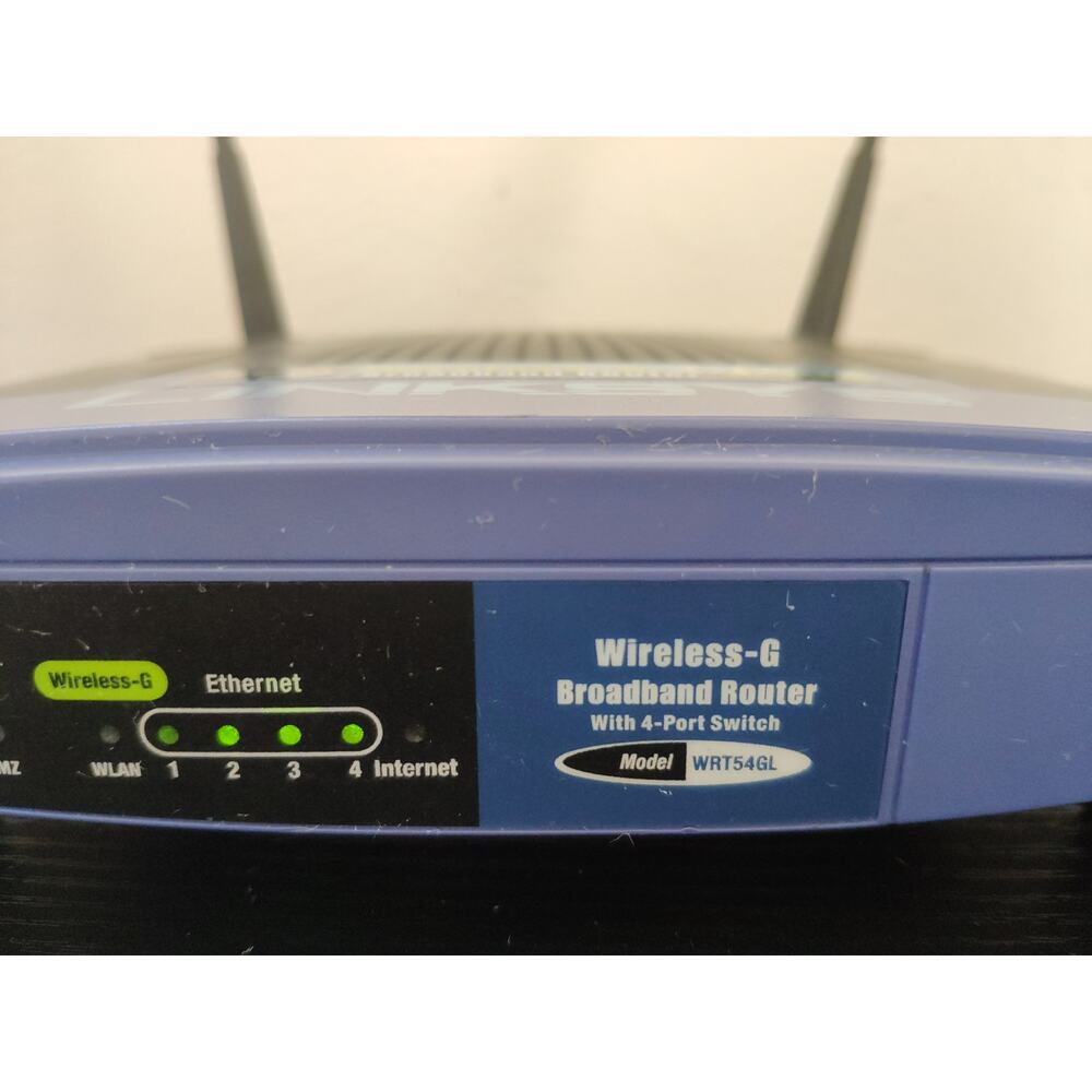 Linksys Wireless Router 4-Port Switch, Model No. WRT54GL - Picture 2 of 5